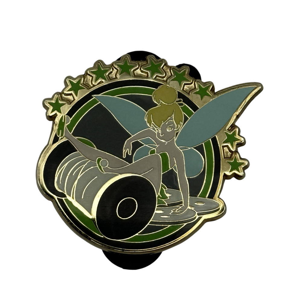 Disney TinkerBell Spool of Thread & Buttons Pin